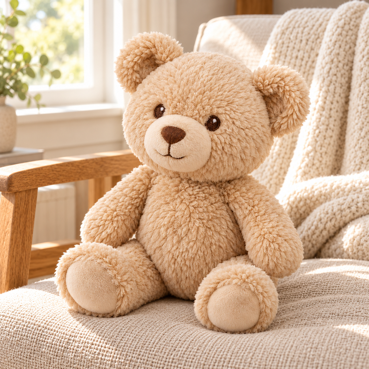 Tailmoraor Plush Teddy Bear Toy for Dogs – Soft Interactive Comfort Toy for Everyday Play