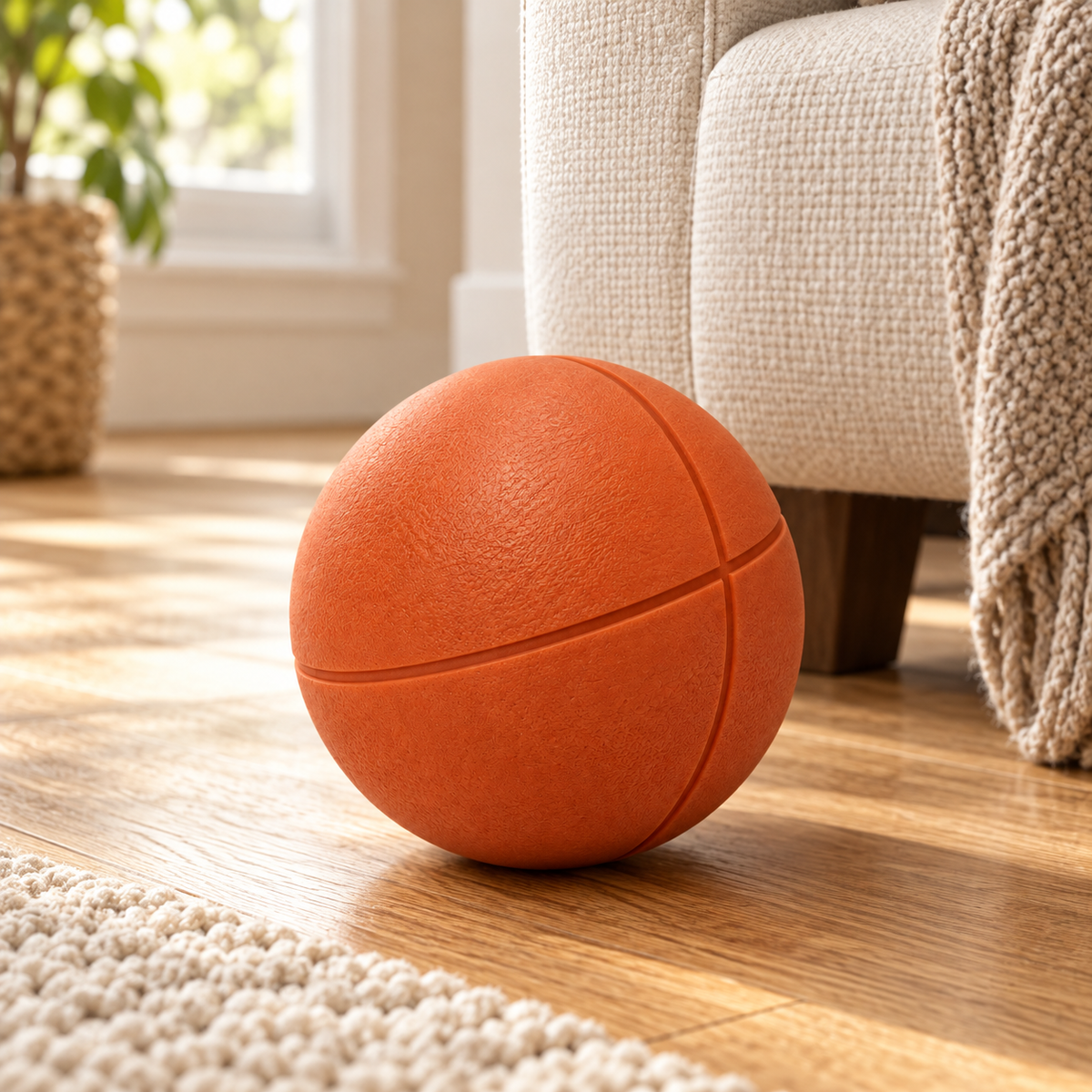 Tailmoraor Textured Ball Dog Toy – Interactive Fetch Play Toy for Everyday Fun