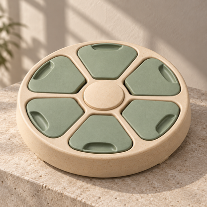 Tailmoraor Interactive Puzzle Toy for Dogs – Rotating Treat Play Activity Toy for Everyday Fun