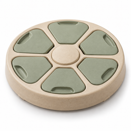 Tailmoraor Interactive Puzzle Toy for Dogs – Rotating Treat Play Activity Toy for Everyday Fun