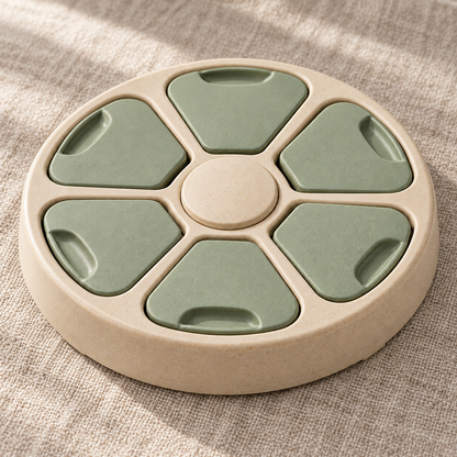 Tailmoraor Interactive Puzzle Toy for Dogs – Rotating Treat Play Activity Toy for Everyday Fun