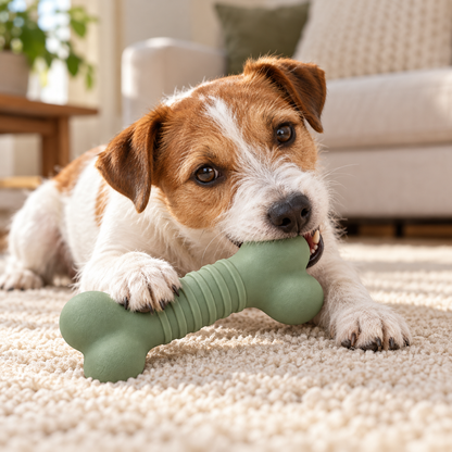 Tailmoraor Bone-Shaped Chew Toy for Dogs – Textured Interactive Play Toy for Everyday Fun