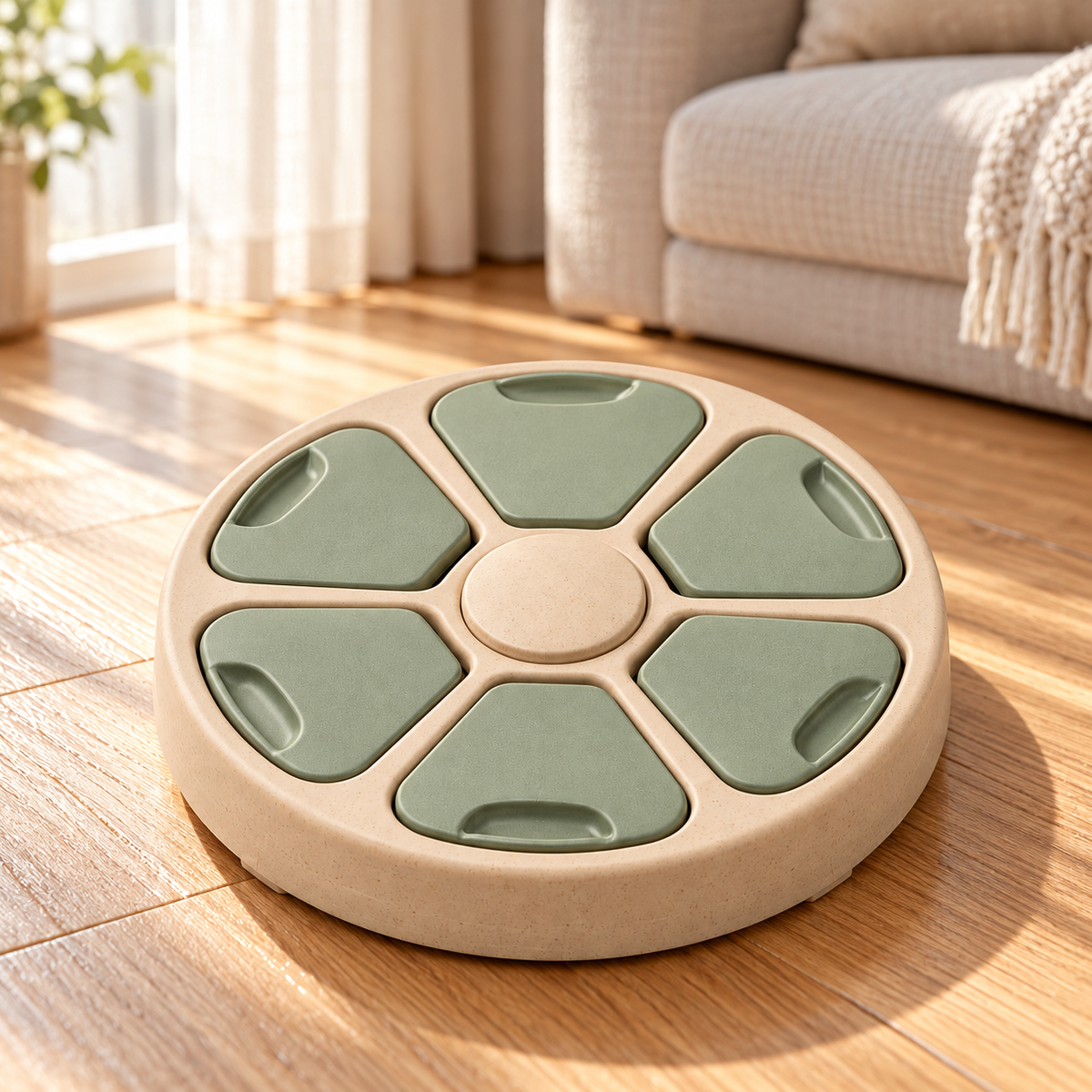 Tailmoraor Interactive Puzzle Toy for Dogs – Rotating Treat Play Activity Toy for Everyday Fun