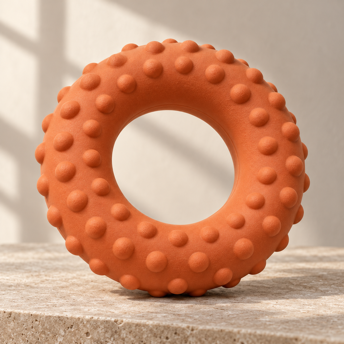 Tailmoraor Textured Ring Dog Chew Toy – Interactive Play Toy for Everyday Fetch and Fun
