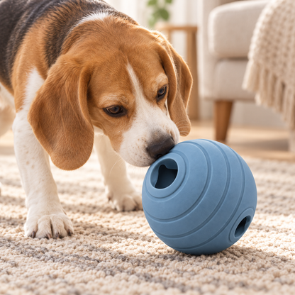 Tailmoraor Treat Dispensing Puzzle Toy for Dogs – Interactive Rolling Play Toy for Everyday Fun