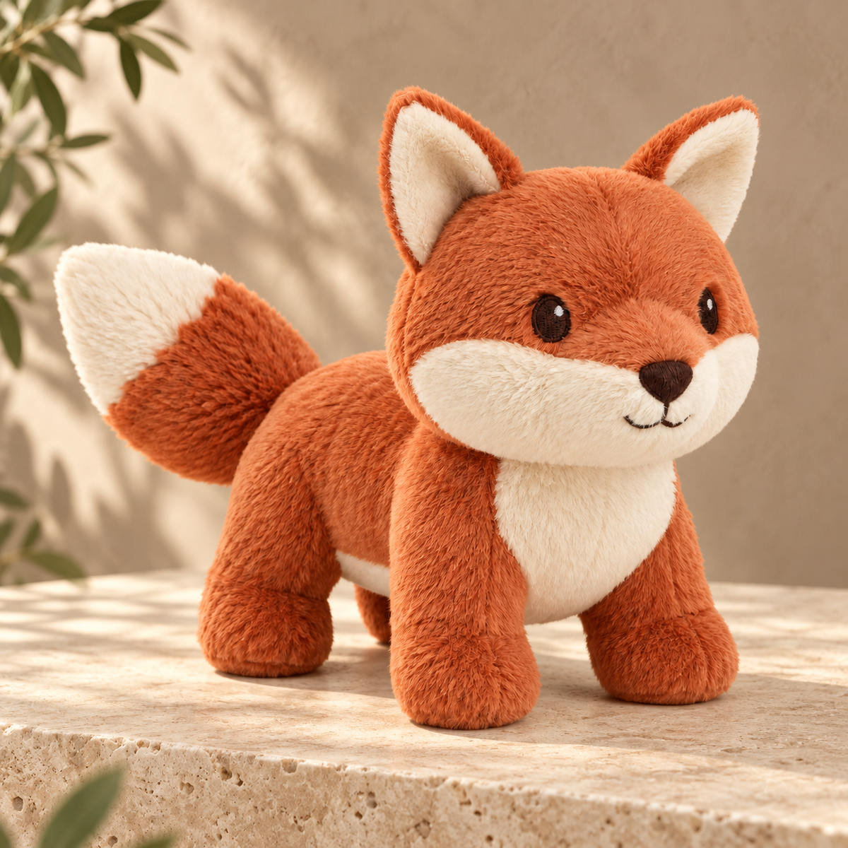 Tailmoraor Plush Fox Toy for Dogs – Soft Interactive Comfort Toy for Everyday Play