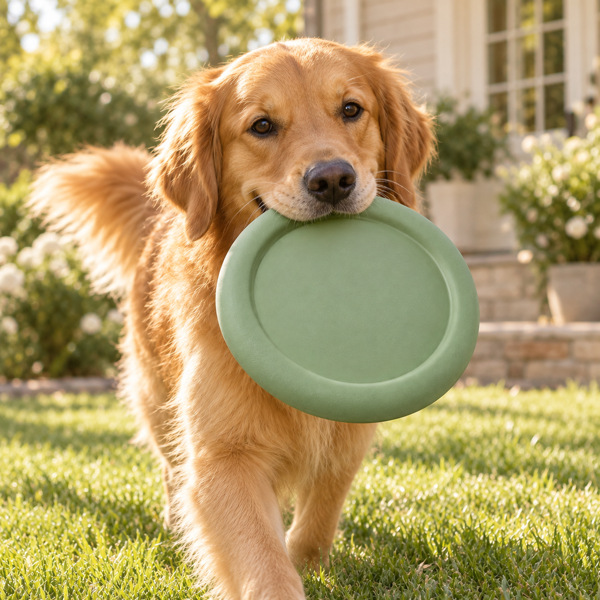 Tailmoraor Flying Disc Dog Toy – Interactive Fetch Play Toy for Outdoor Fun and Everyday Activities