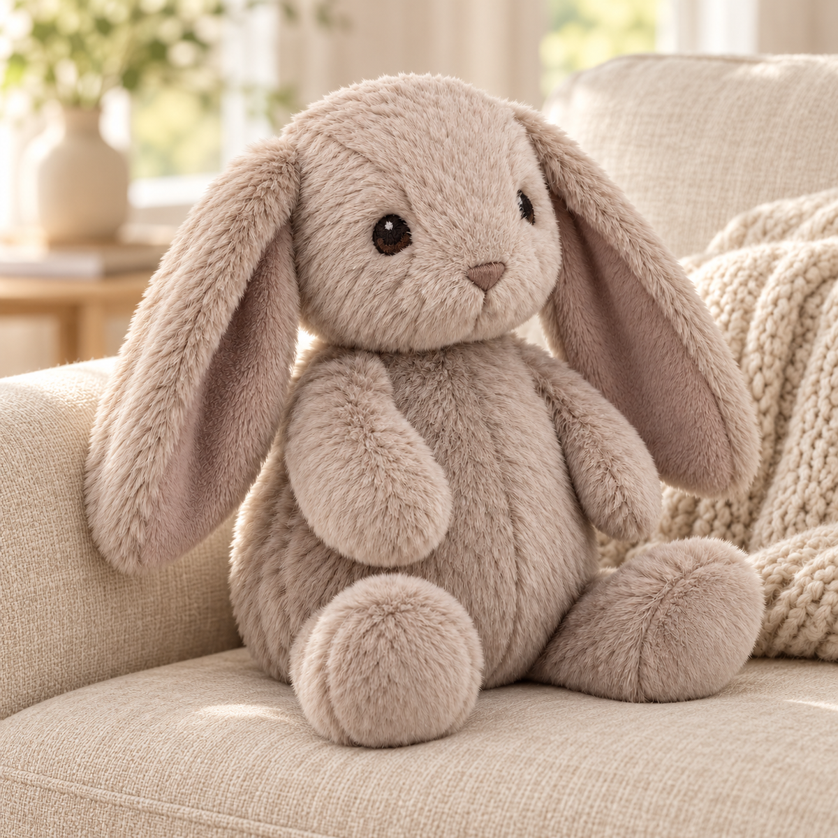 Tailmoraor Plush Bunny Toy for Dogs – Soft Interactive Comfort Toy for Everyday Play