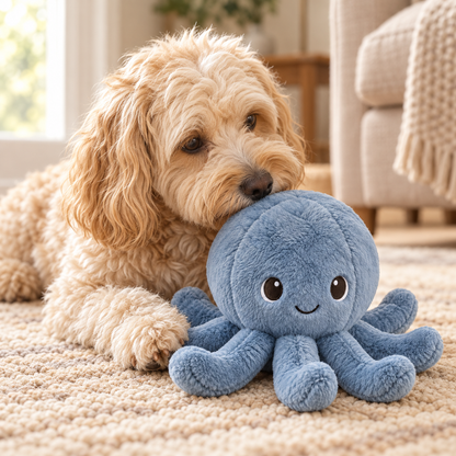 Tailmoraor Plush Octopus Toy for Dogs – Soft Interactive Pet Toy for Everyday Play