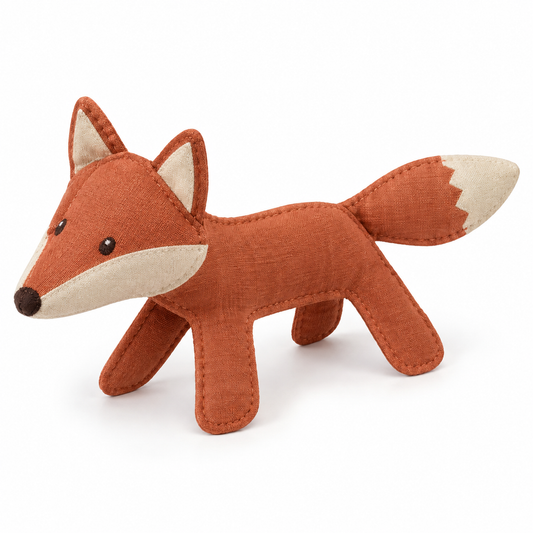 Tailmoraor Plush Fox Toy for Dogs – Soft Interactive Pet Toy for Everyday Play