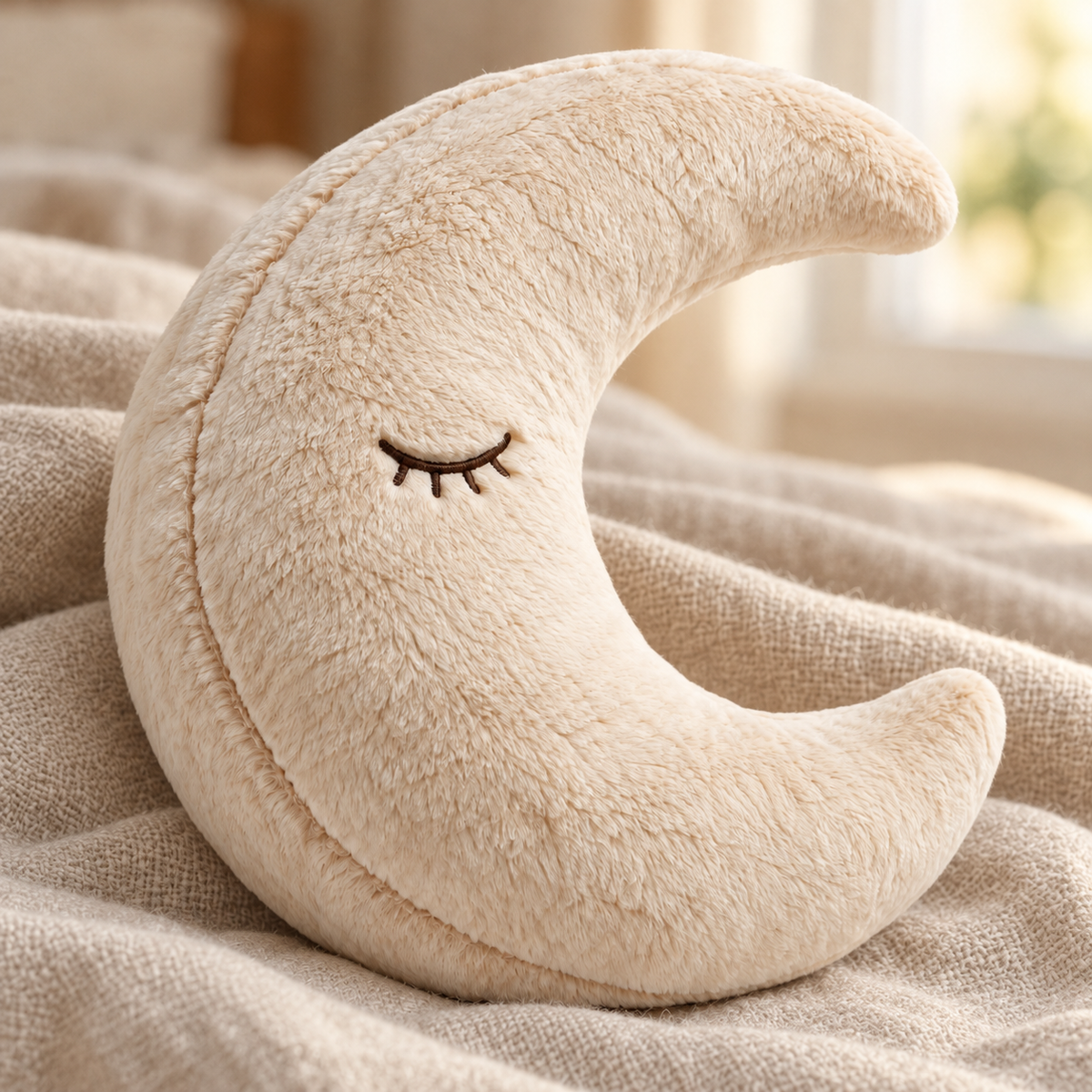 Tailmoraor Plush Moon Toy for Dogs – Soft Interactive Pet Toy for Everyday Play