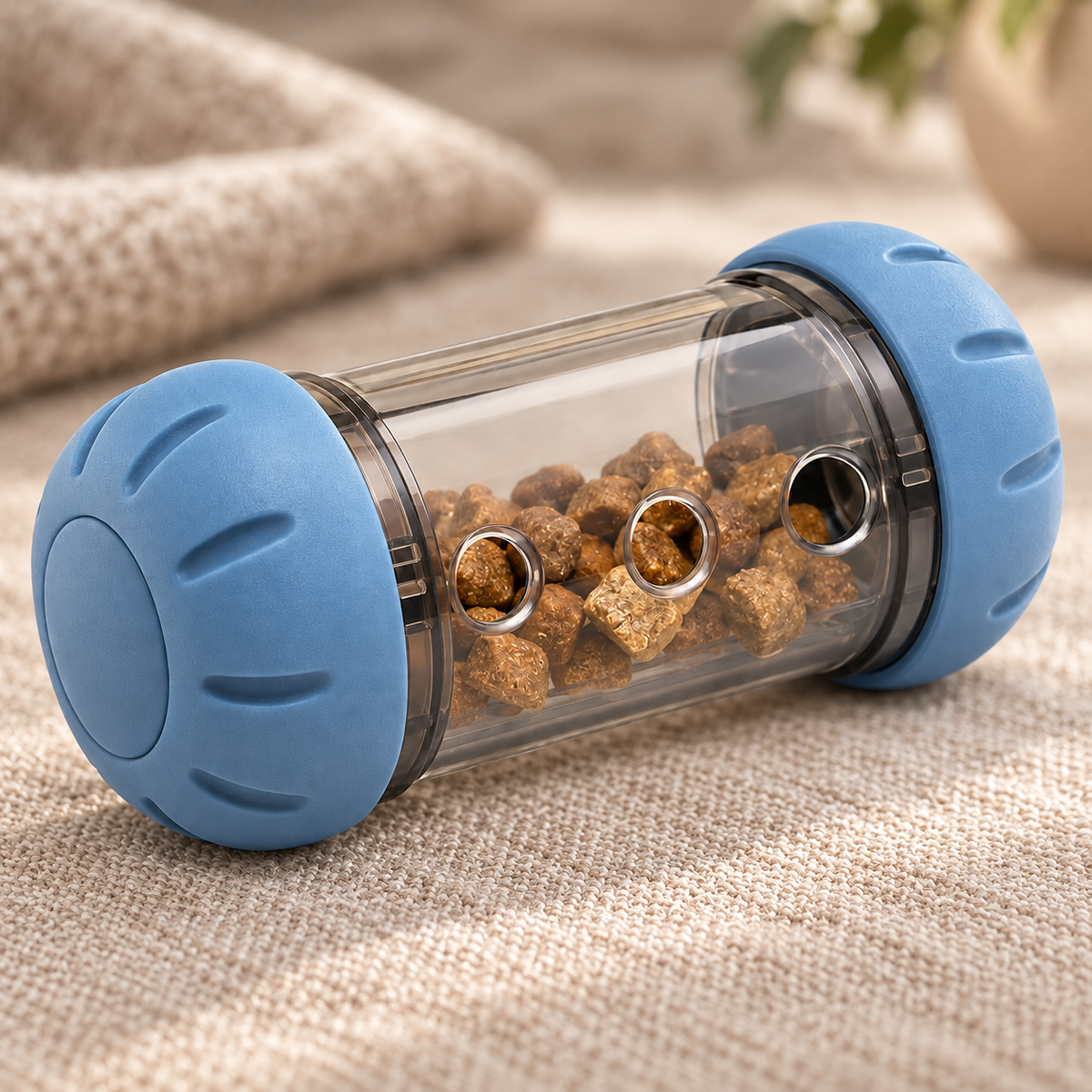 Tailmoraor Treat Dispensing Roller Toy for Dogs – Interactive Puzzle Play Toy for Everyday Fun