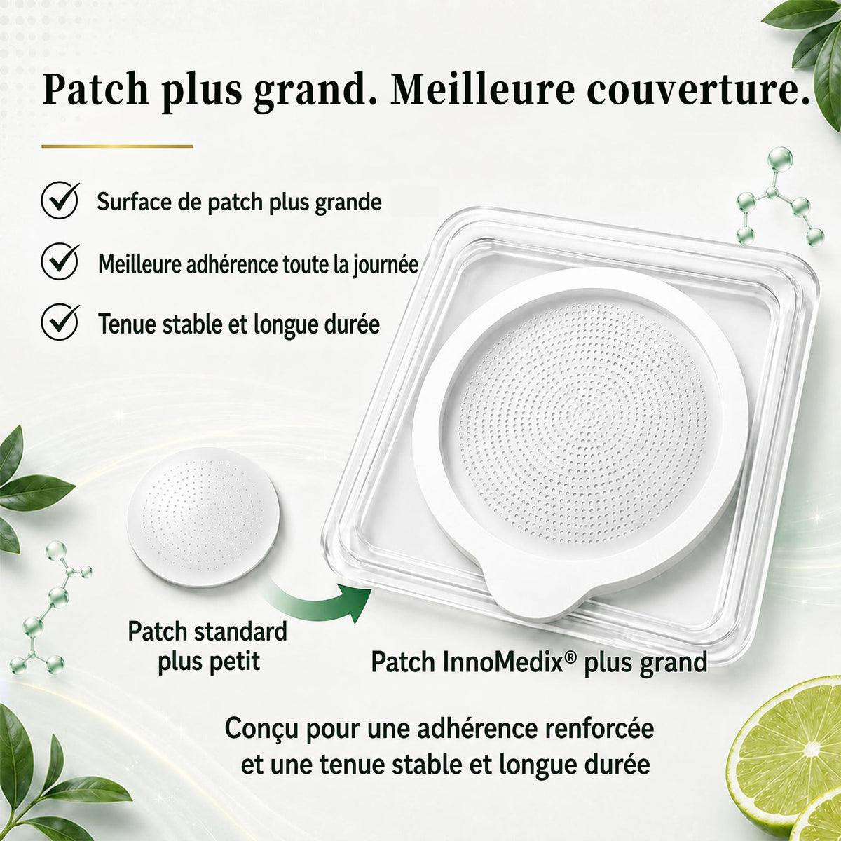 InnoMedix® Moringa Berbérine x NAD+ 20-IN-1 Patch Avancé à Nano-Microaiguilles 🎁